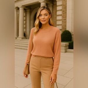 Vintage Jos A Bank Knit Sweater Textured Grannycore Casual Luxe Nomad Normcore